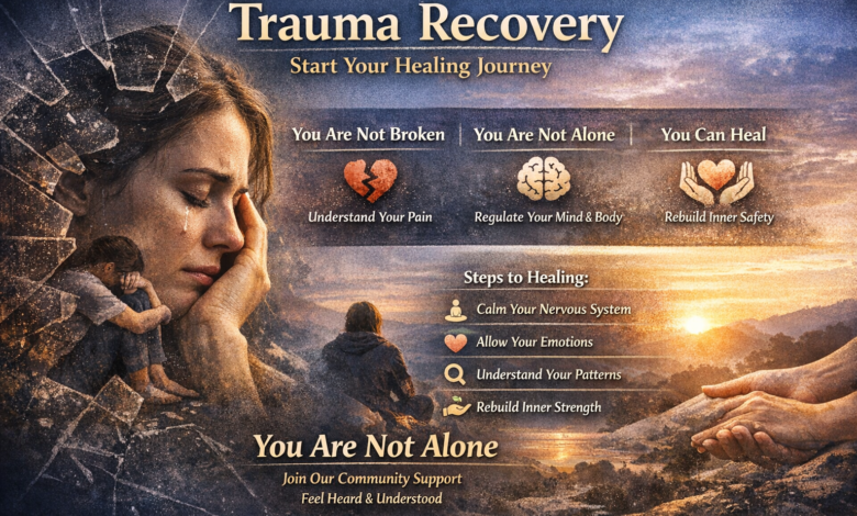 trauma recovery guide, how to heal trauma, emotional trauma healing, nervous system trauma recovery, trauma healing steps