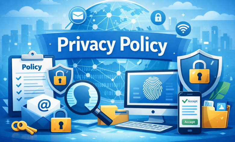 privacy policy mental health website, user data protection policy, website privacy terms, personal data usage policy, emotional healing website privacy