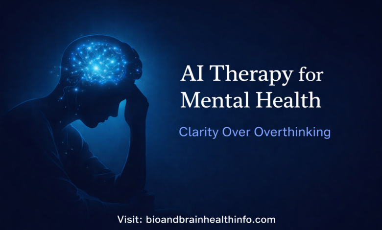 AI therapy for mental health helping reduce anxiety and overthinking