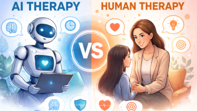 AI Therapy vs Human Therapy
