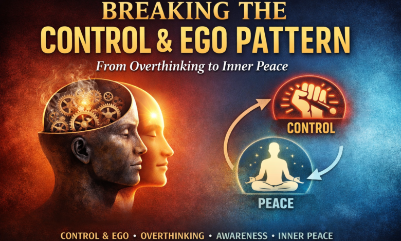 control and ego pattern showing need for control psychology, overthinking and control behavior, and control anxiety and mental pressure
