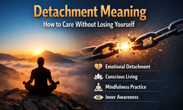what is detachment meaning and how to practice conscious living with emotional detachment and awareness practice