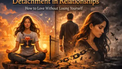 Detachment in relationships explained through emotional balance, healthy boundaries, and letting go of attachment without losing love