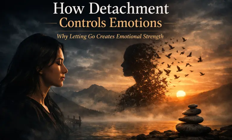 How detachment helps control emotions and improve emotional balance through awareness and self-regulation
