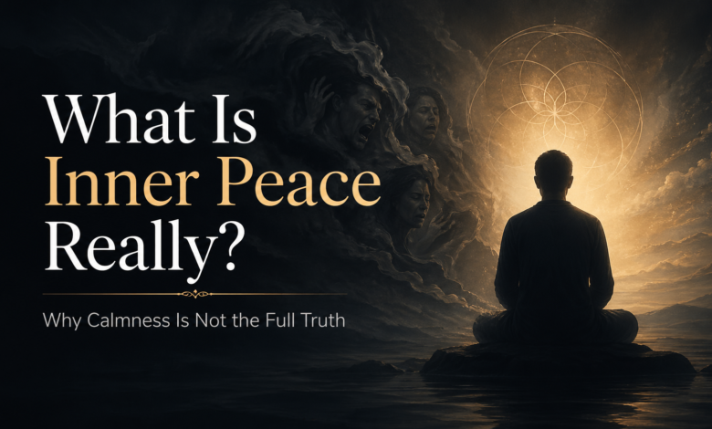 What is inner peace really meaning beyond calmness and emotional suppression