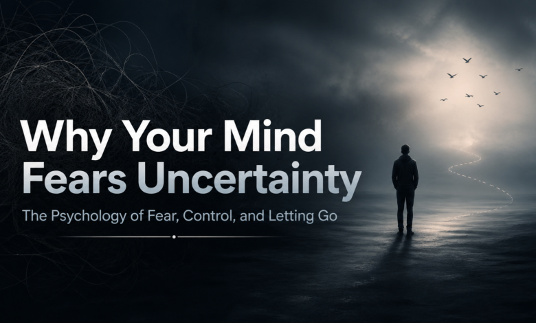 Why your mind fears uncertainty and how fear of uncertainty psychology explains anxiety, control, and letting go.