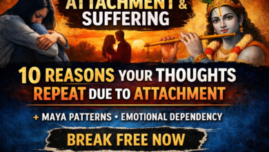 attachment and suffering explained with 10 reasons thoughts repeat due to emotional dependency and maya patterns