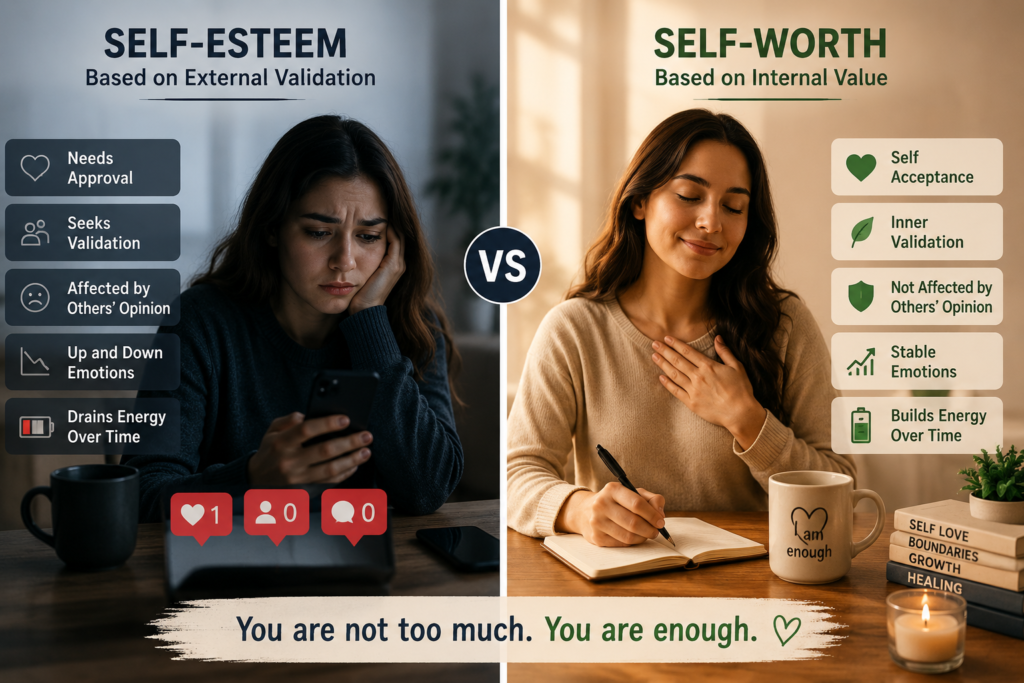 self-esteem and anxious attachment after ignored calls and emotional distance