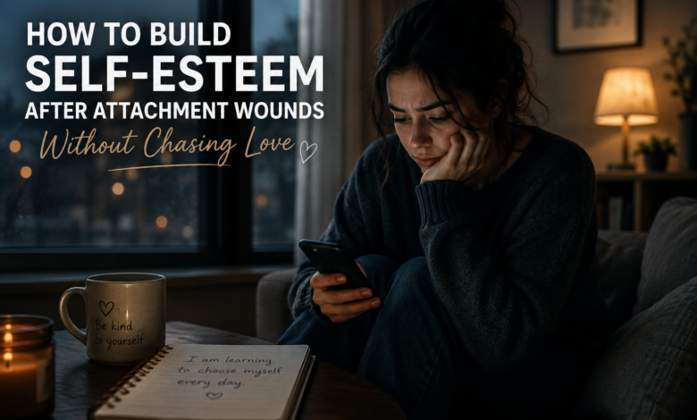 self-esteem vs self-worth after attachment wounds and emotional rejection
