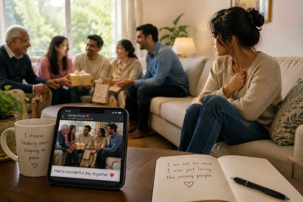 Emotional abuse recovery after feeling excluded while family enjoys together