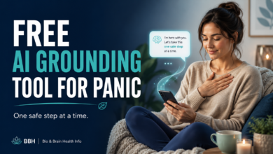 Free AI grounding tool for panic offering one safe step at a time