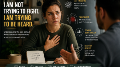 How to stop getting defensive during emotional conversations with secure communication and self-awareness